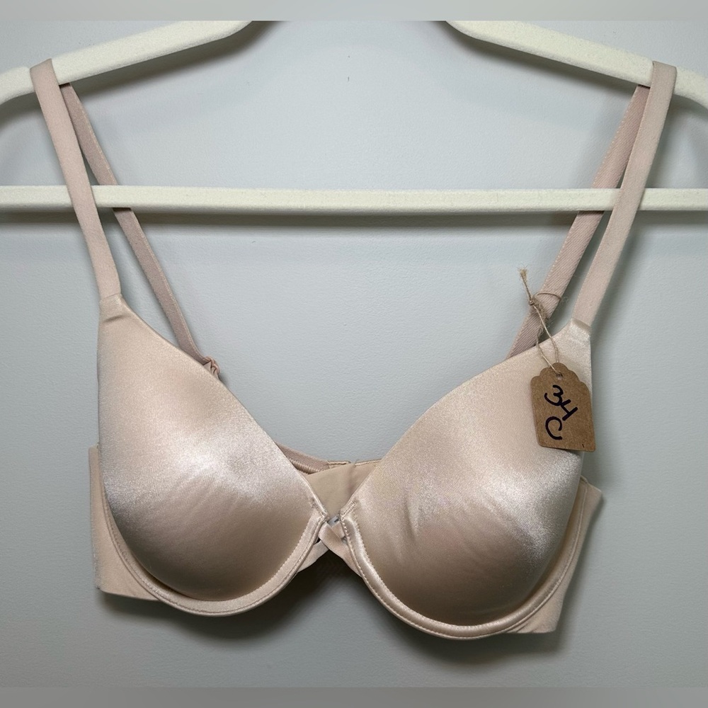 Wacoal #853220 Nude‎ Beige Tan Underwire T-Shirt Bra Smooth Full Coverage 34C